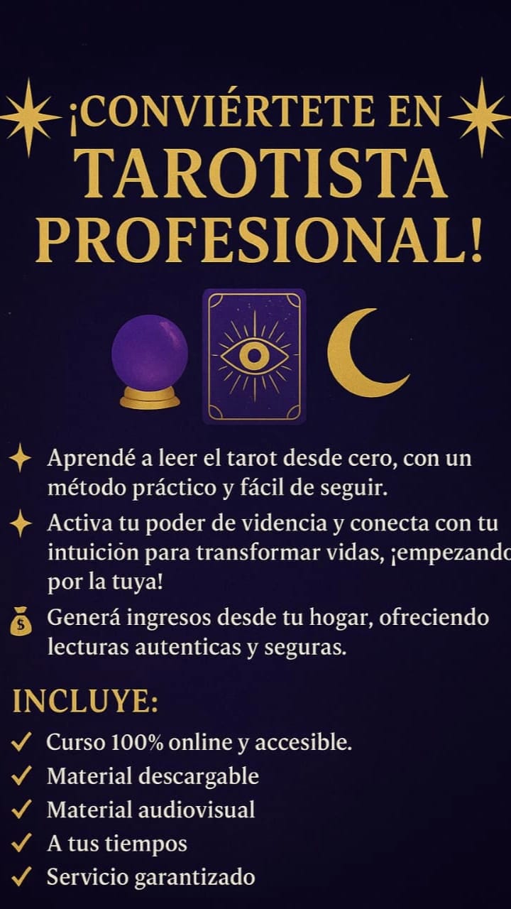 El Arte de leer Tarot de manera Profesional y generar ingresos!!